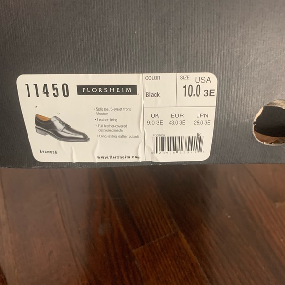 🔴 Men’s black leather dress shoes - Picture 5 of 5